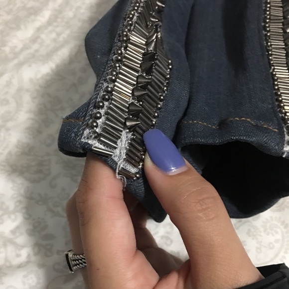 Hudson Jeans Luna Super Skinny with Studs - Picture 6 of 7